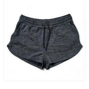 H&M Black and white Athletic sweat Shorts medium